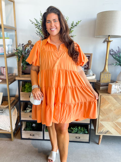 Entro Apricot Gentry Dress