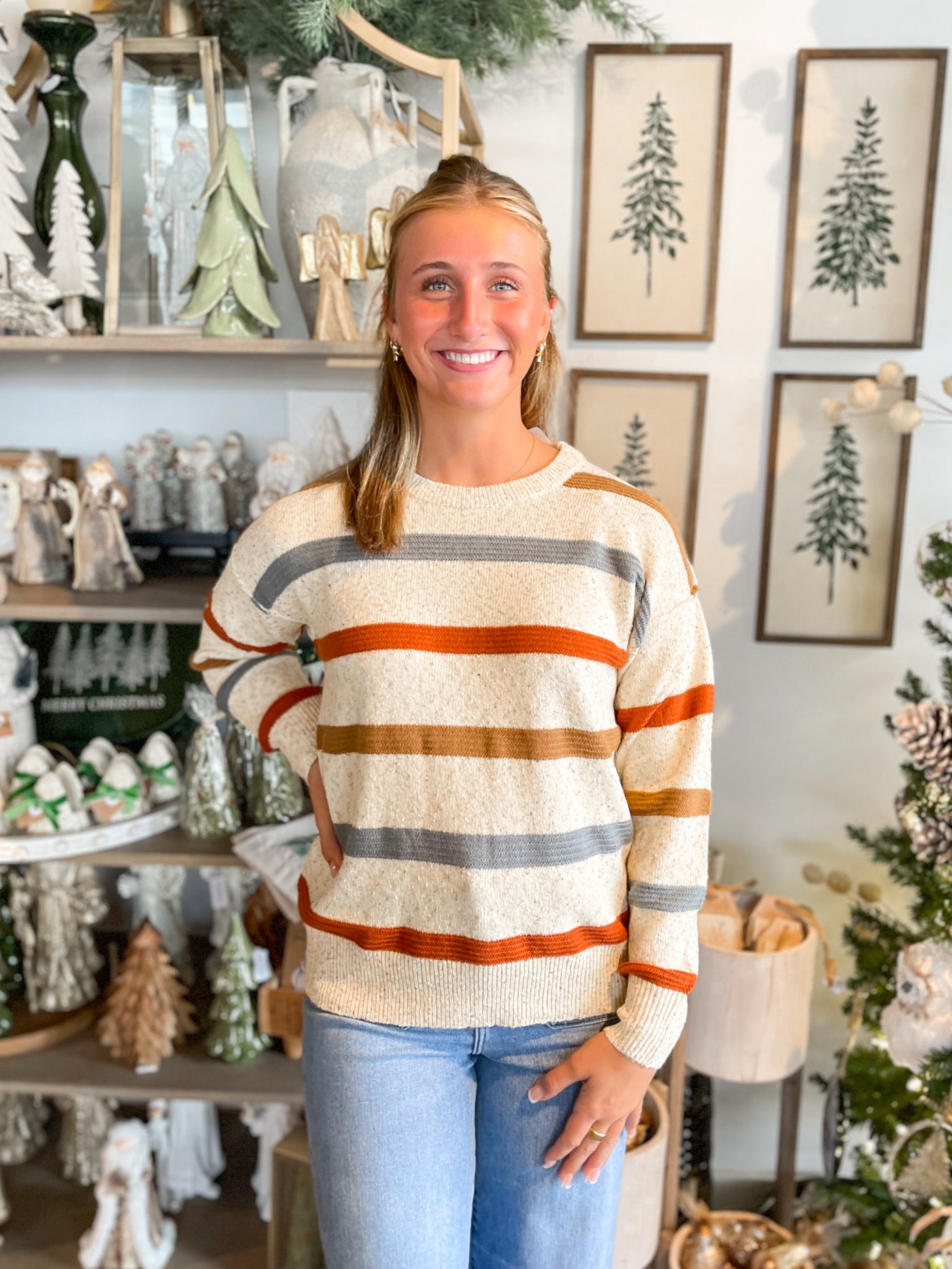 Taupe Slate Robin Sweater