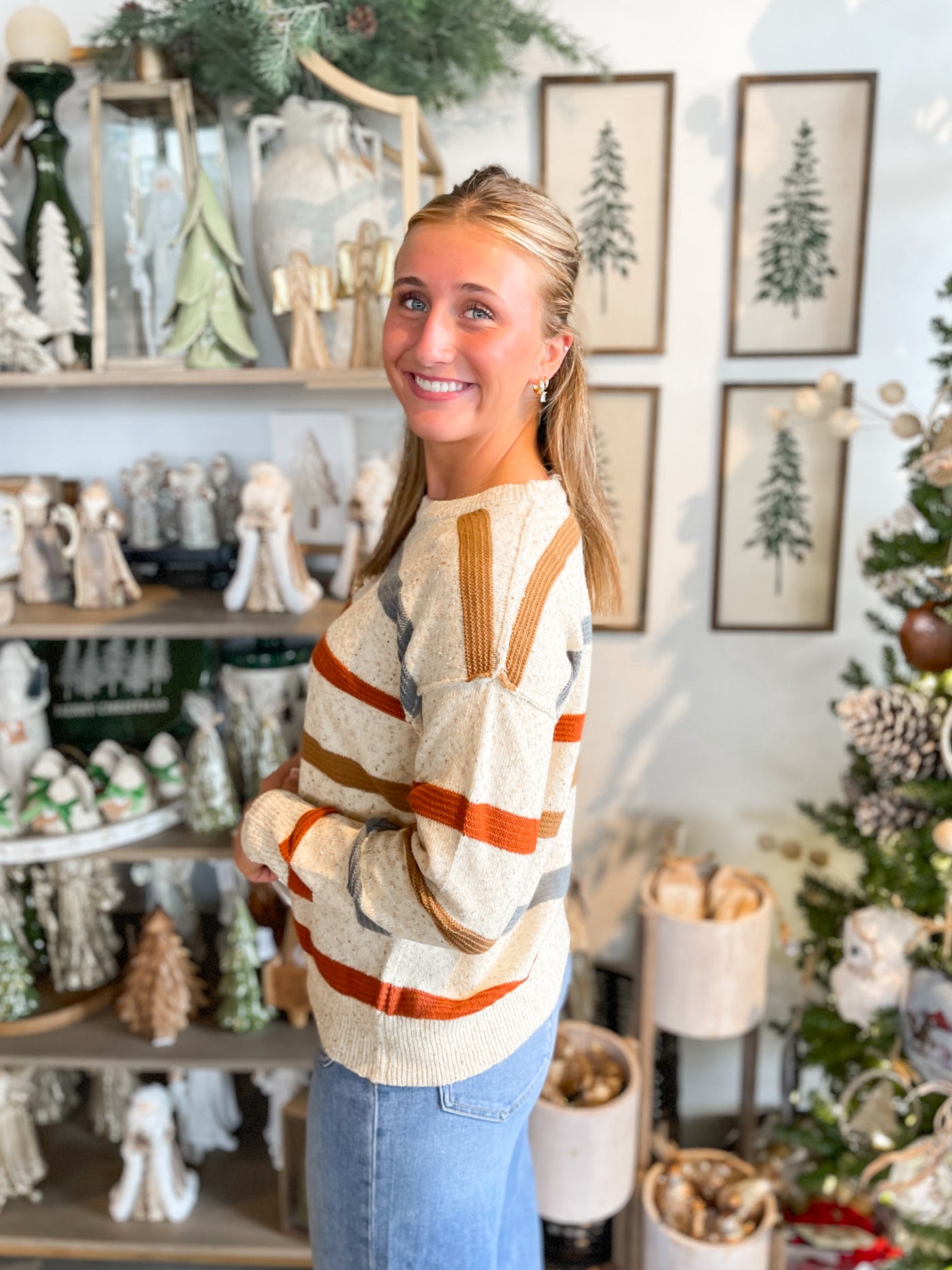 Taupe Slate Robin Sweater