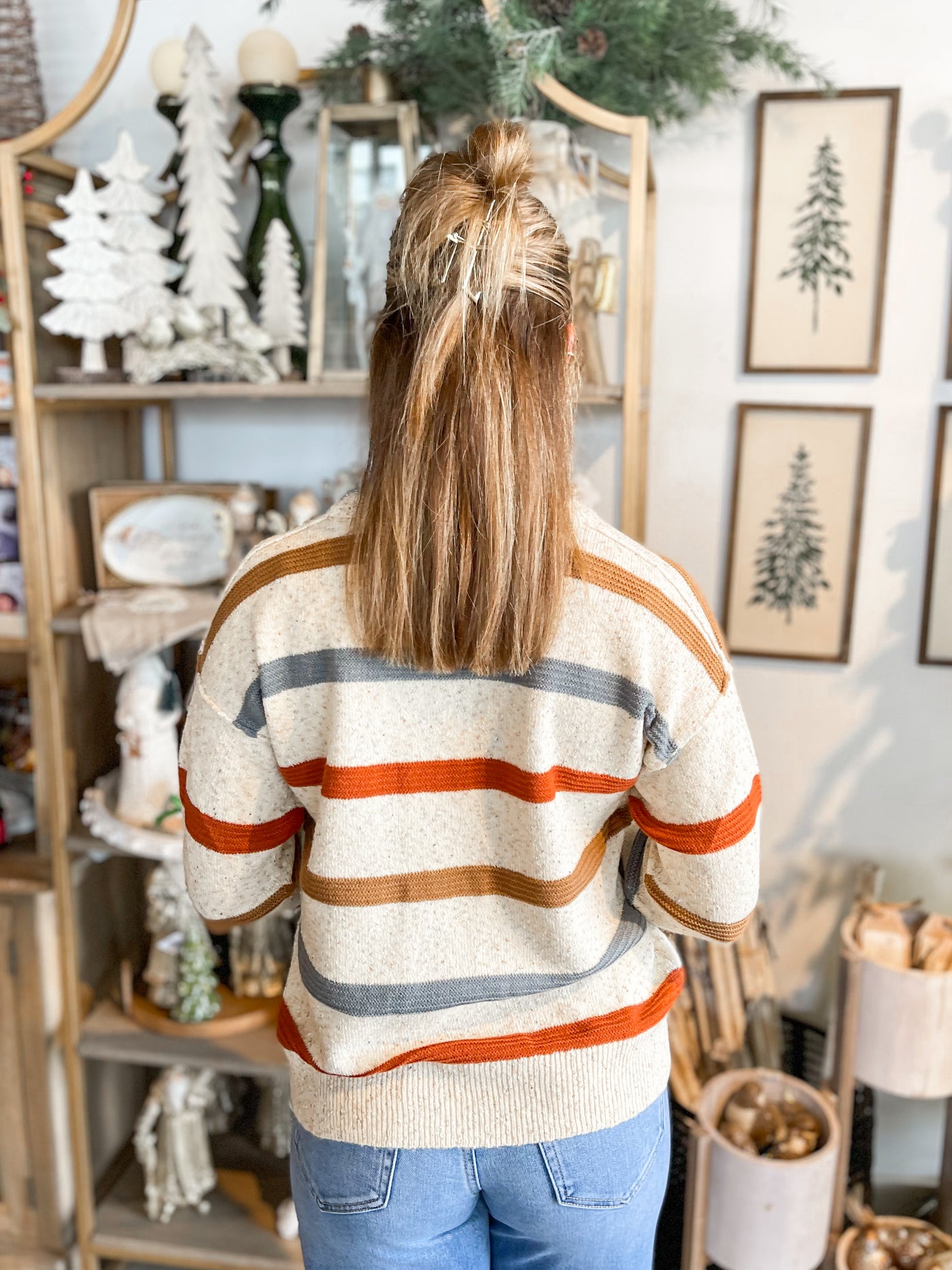 Taupe Slate Robin Sweater