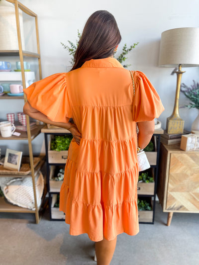 Entro Apricot Gentry Dress