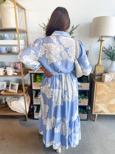 Entro Blue Carlile Dress