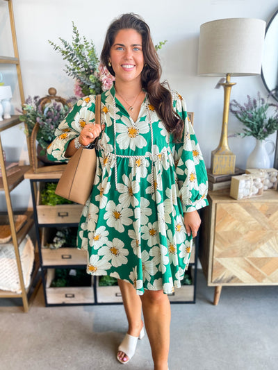 Entro Green Easley Dress