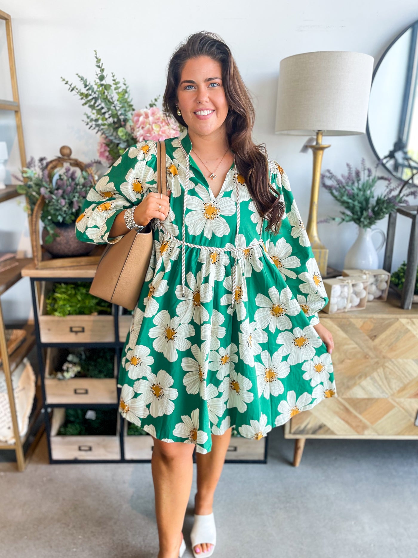 Entro Green Easley Dress