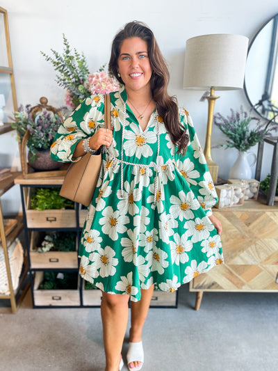 Entro Green Easley Dress