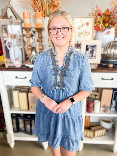 Washed Denim Susan Dress