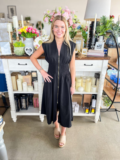 Umgee Black Darlee Dress