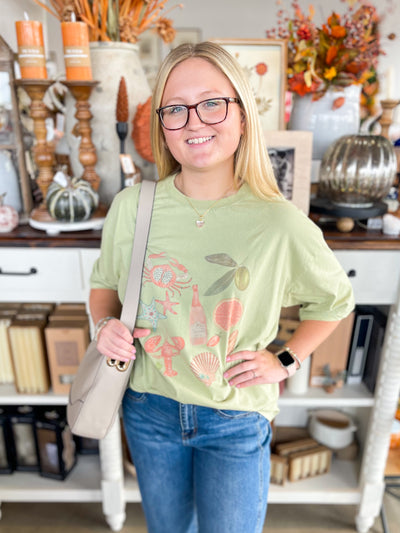 Sage Graphic Mineral Tee