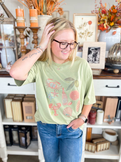 Sage Graphic Mineral Tee