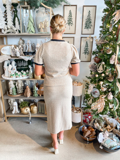 Zigzag BiscuitsSkirt/Top Set