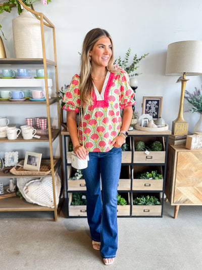 Entro Coral Calypso Top