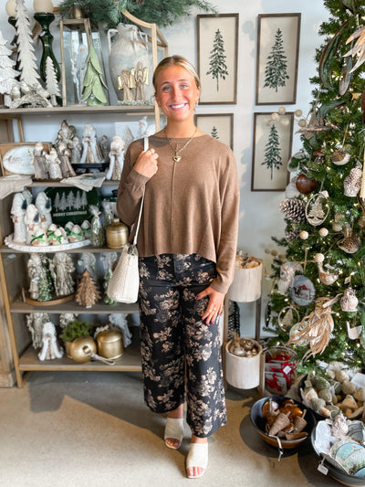 Brown Sugar Rhonda Sweater