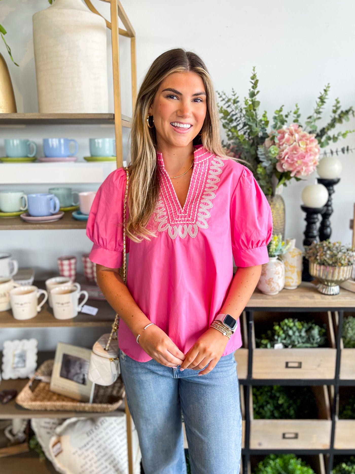 Entro Pink Cannia Top