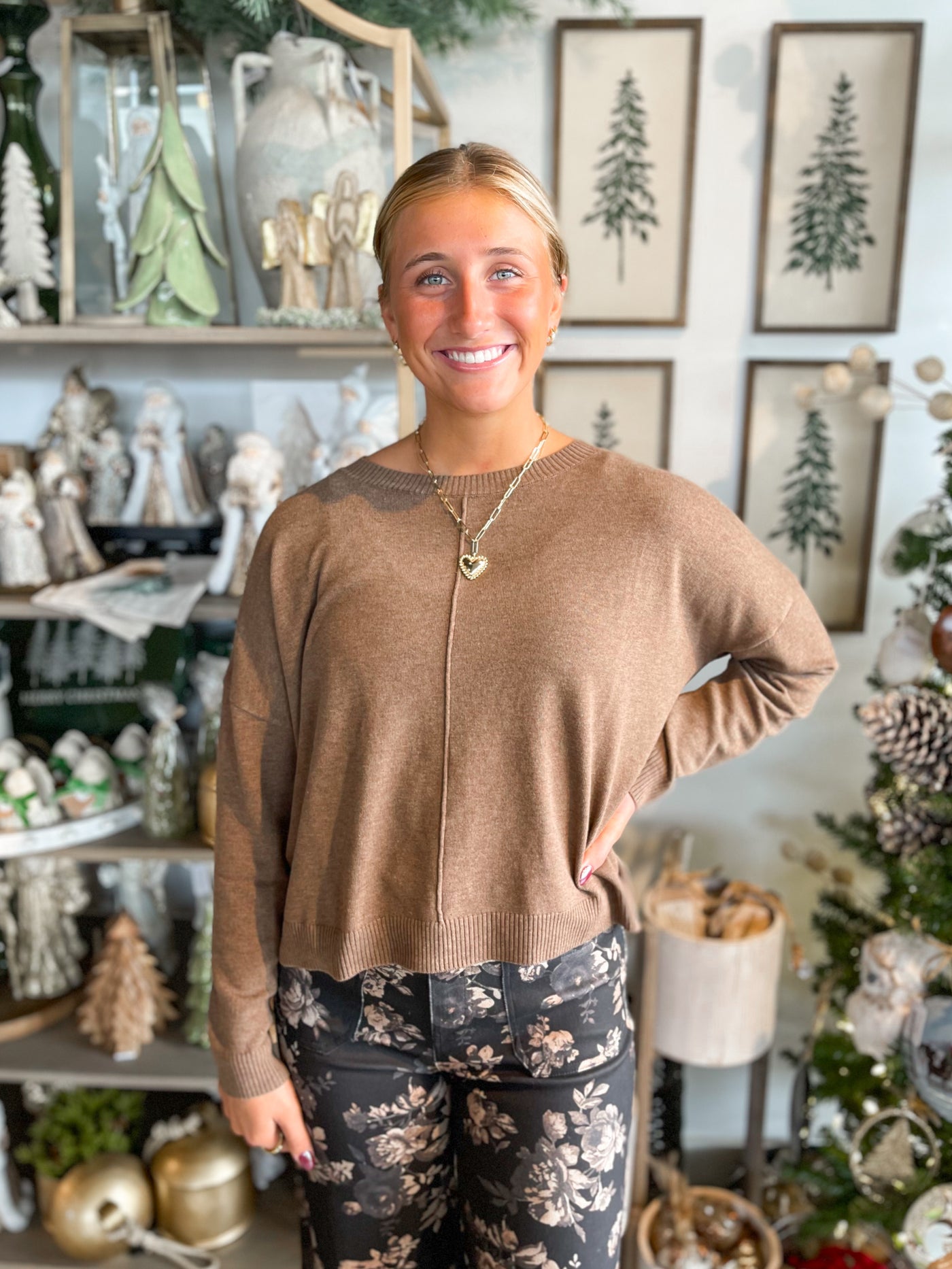 Brown Sugar Rhonda Sweater