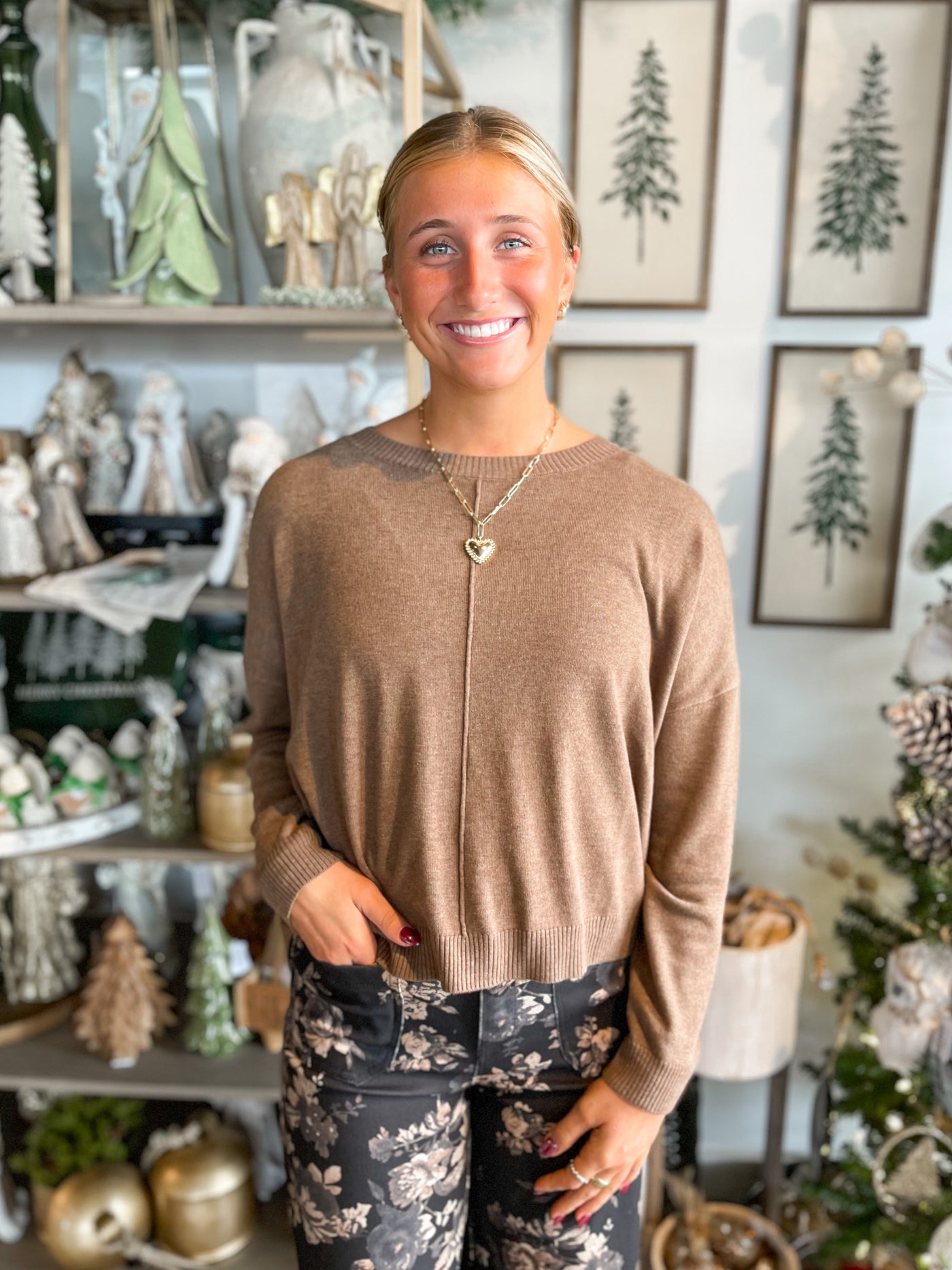 Brown Sugar Rhonda Sweater