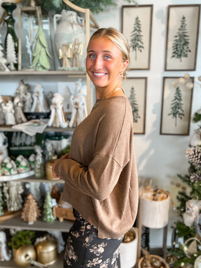 Brown Sugar Rhonda Sweater
