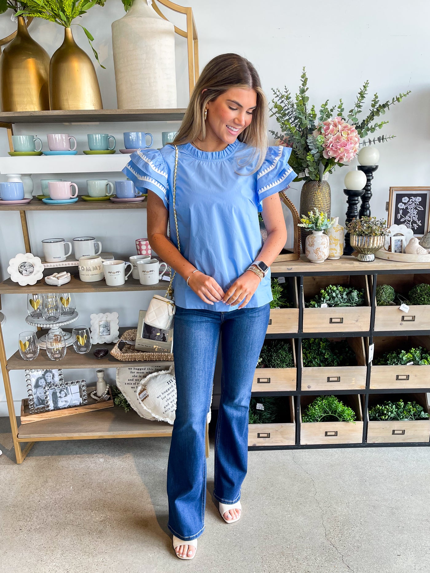 Jodifl Blue Celista Top
