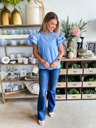 Jodifl Blue Celista Top