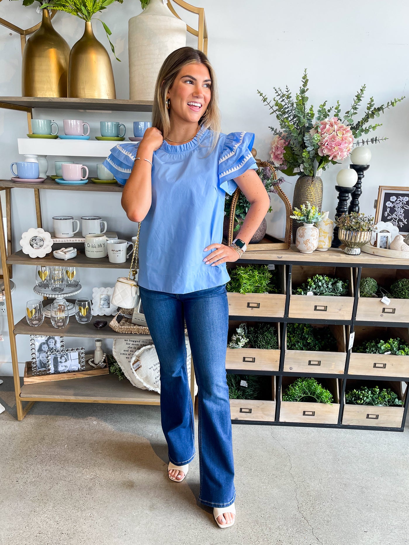 Jodifl Blue Celista Top