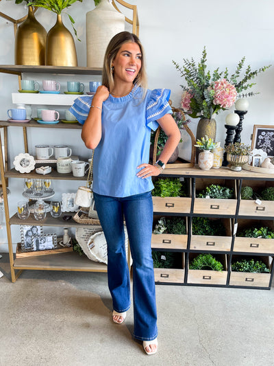 Jodifl Blue Celista Top