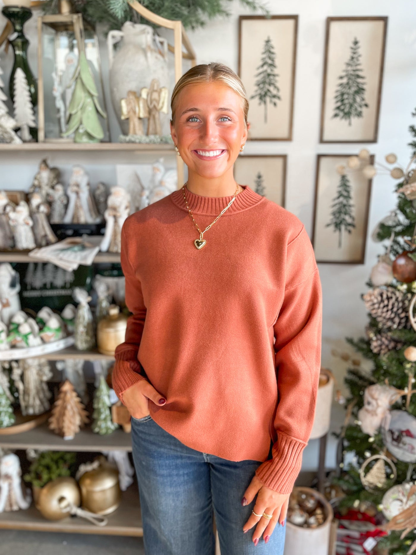 Copper Sara Sweater