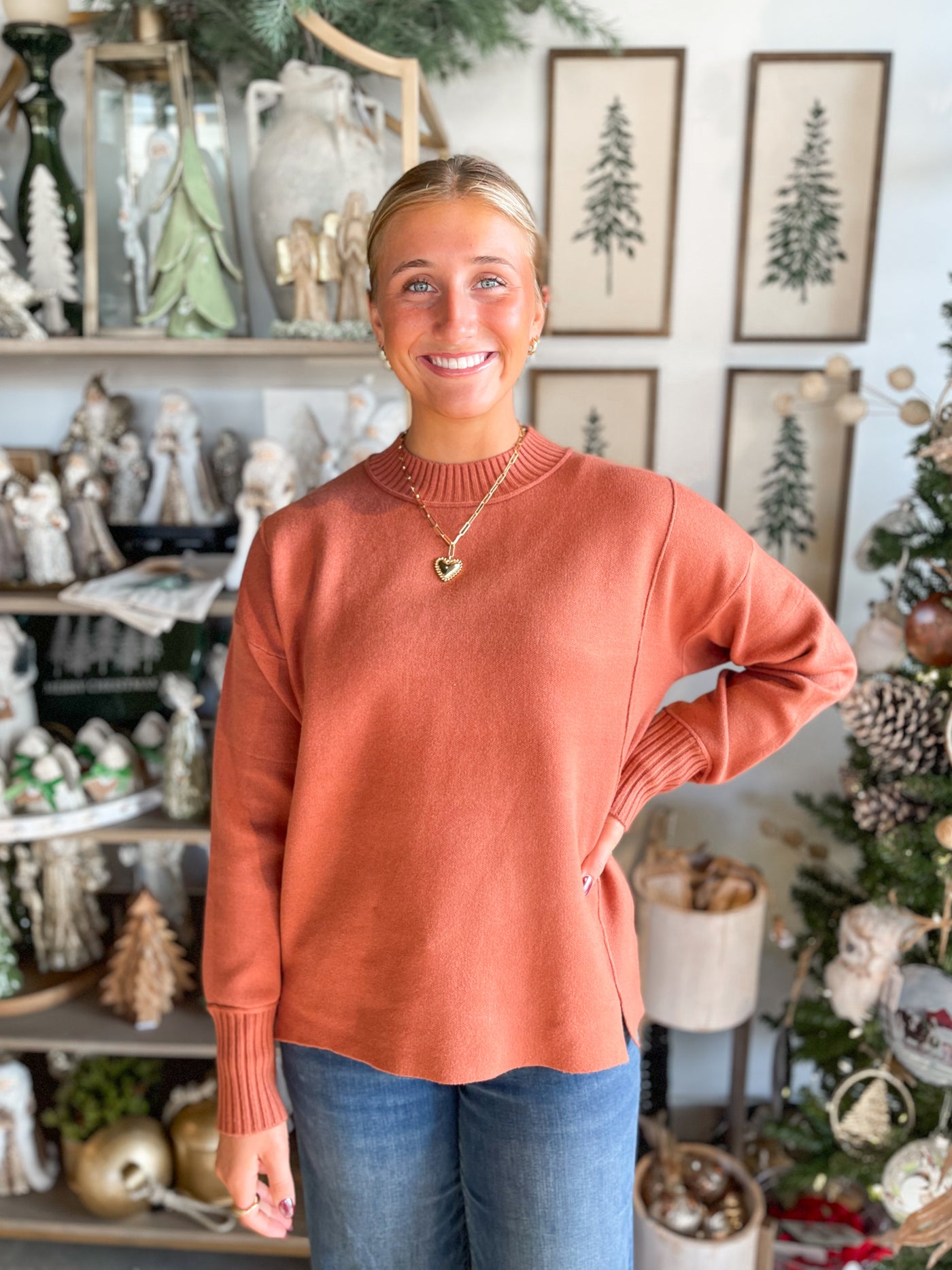 Copper Sara Sweater