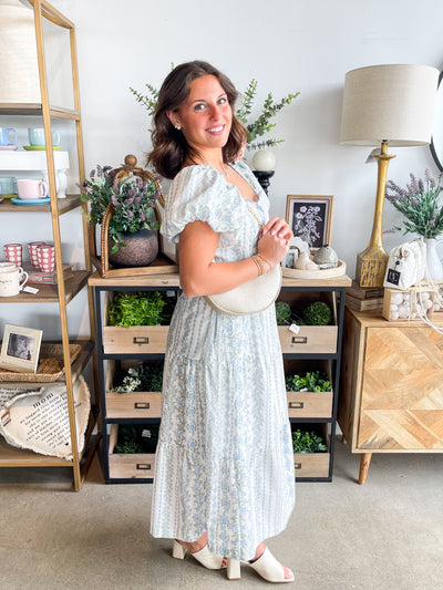 Baby Blue Tullia Floral Dress