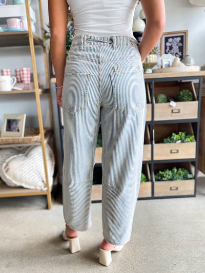 Jennifer Stripe Wash Denim