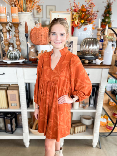 Umgee Rust Clark Dress