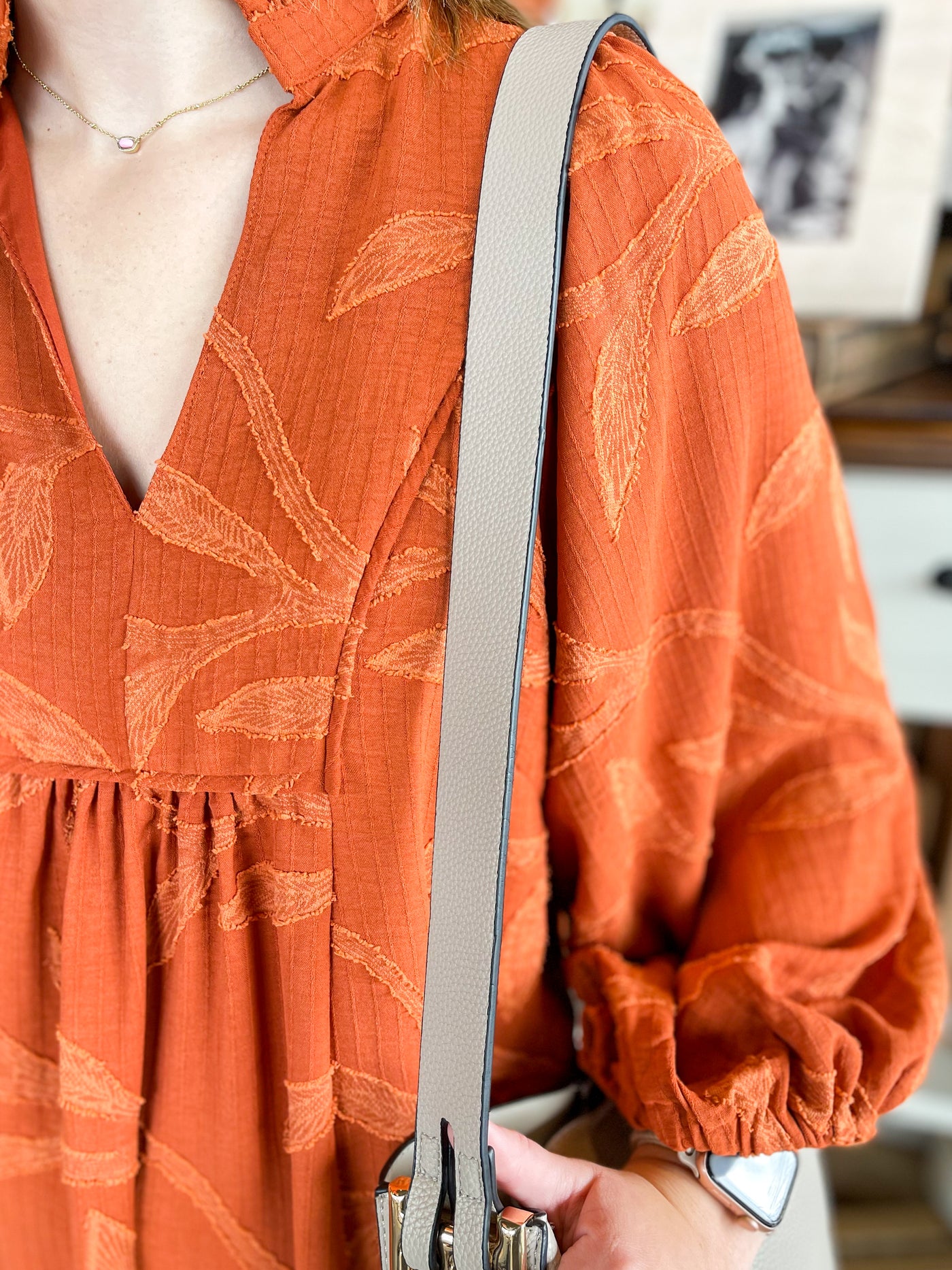 Umgee Rust Clark Dress