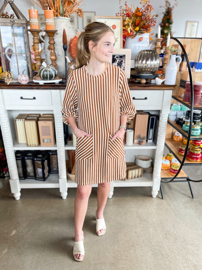 Umgee Caramel Shea Dress