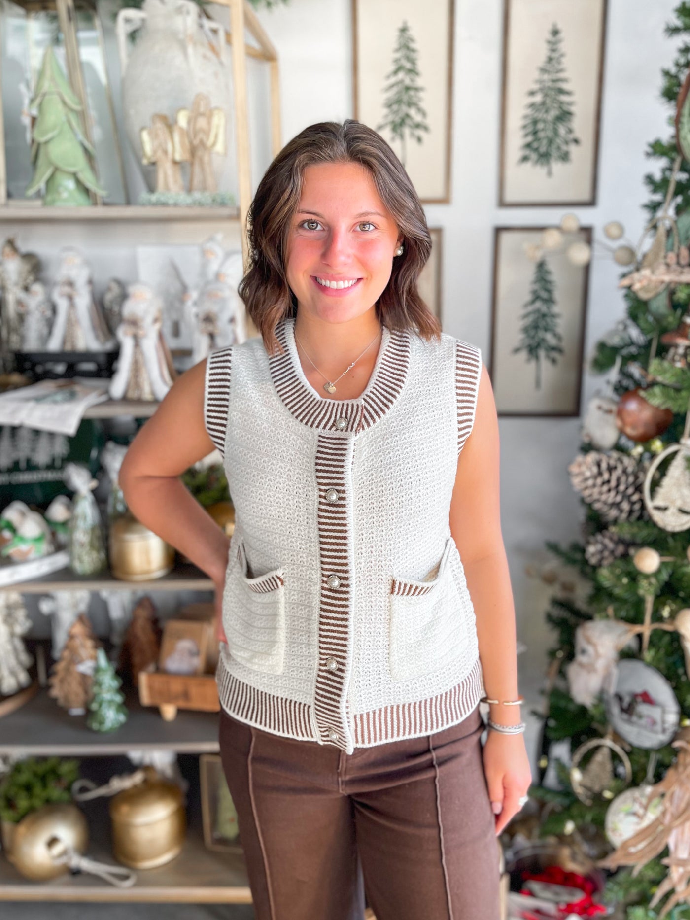 Umgee Cream Coyle Sweater