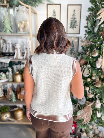 Umgee Cream Coyle Sweater