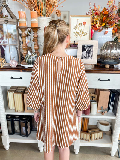 Umgee Caramel Shea Dress