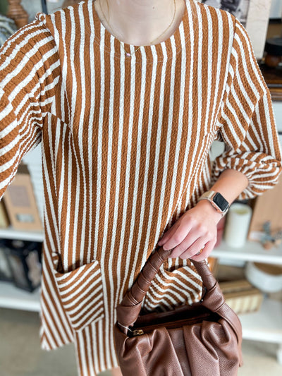 Umgee Caramel Shea Dress