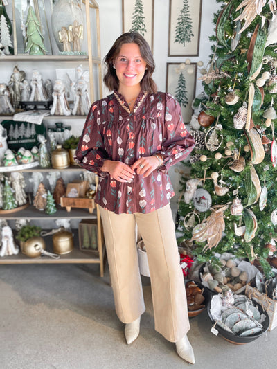 Umgee Brown Mix Phoenix Top