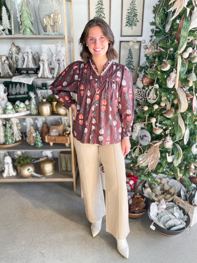 Umgee Brown Mix Phoenix Top