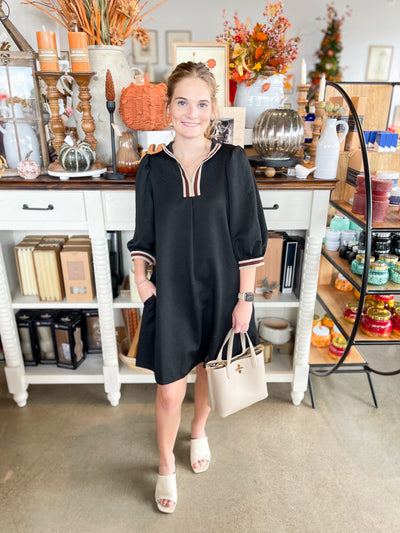 Umgee Black Maria Dress