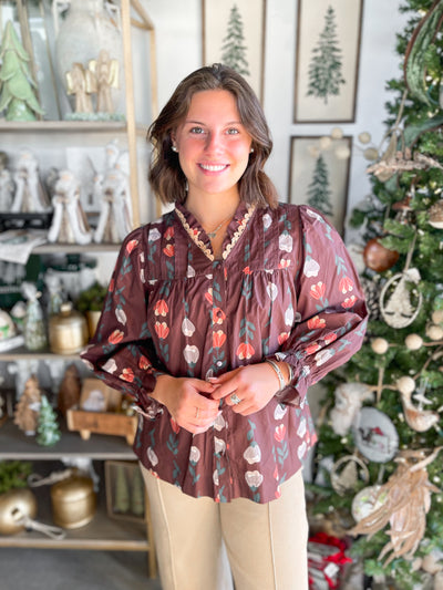 Umgee Brown Mix Phoenix Top