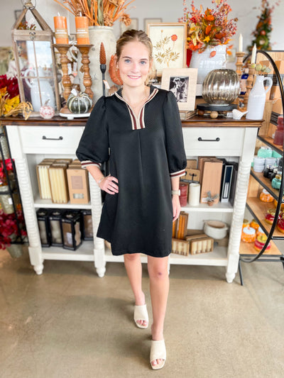 Umgee Black Maria Dress