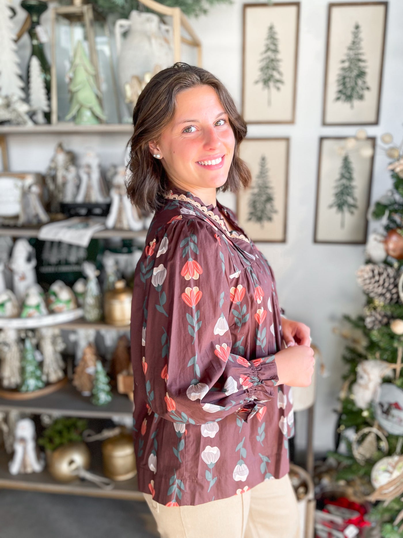 Umgee Brown Mix Phoenix Top