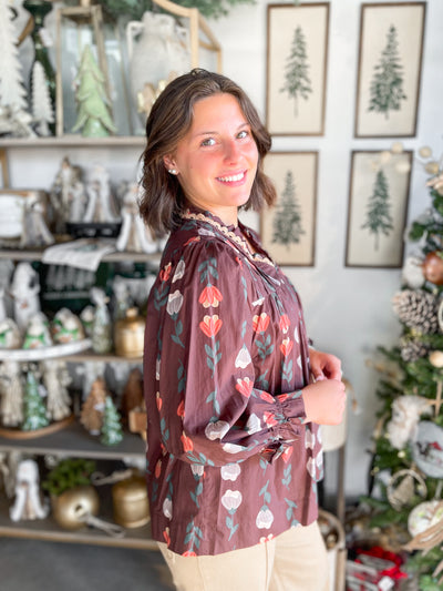 Umgee Brown Mix Phoenix Top