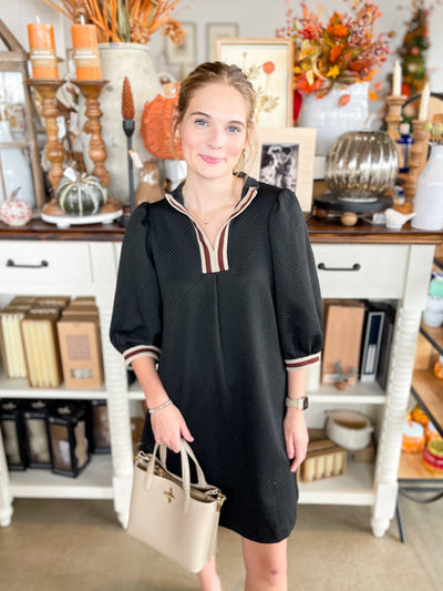 Umgee Black Maria Dress