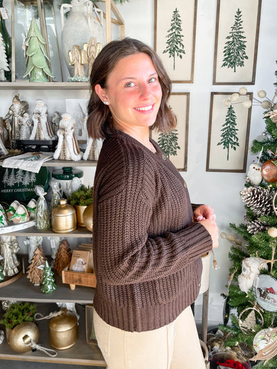Entro Brown Pruit Cardigan