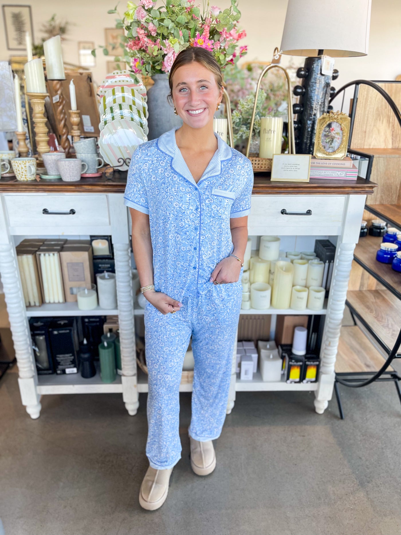 Mary Square Charlotte Meadow Pajama Pant Set – Kenzie Parker