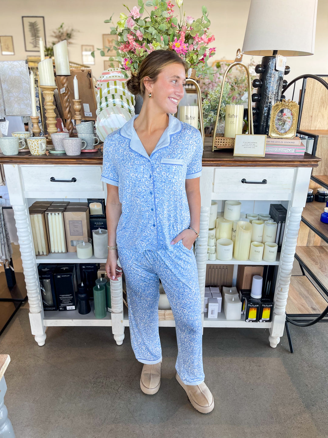 Mary Square Charlotte Meadow Pajama Pant Set – Kenzie Parker