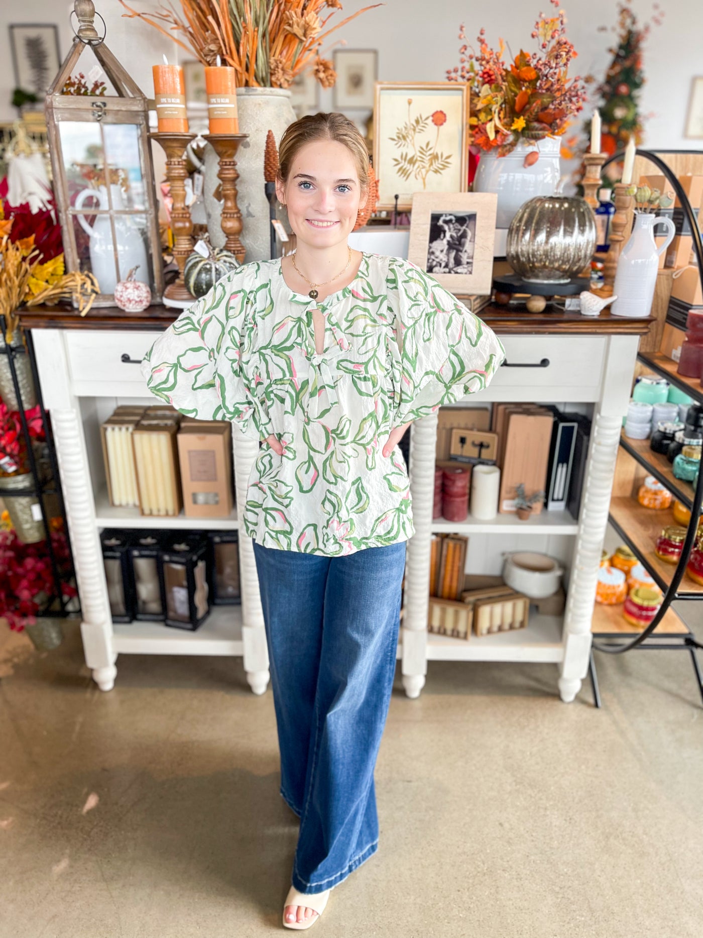 White Multi Karla Top