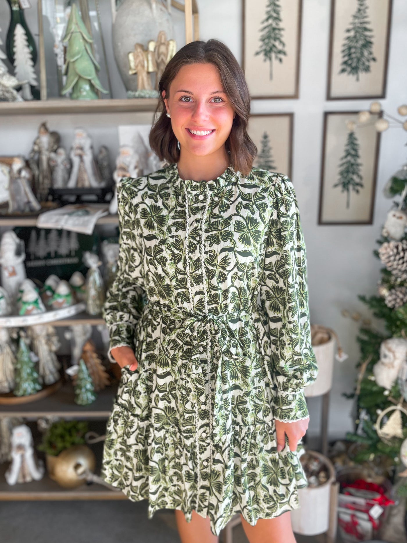 Jodifl Olive Swartz Dress