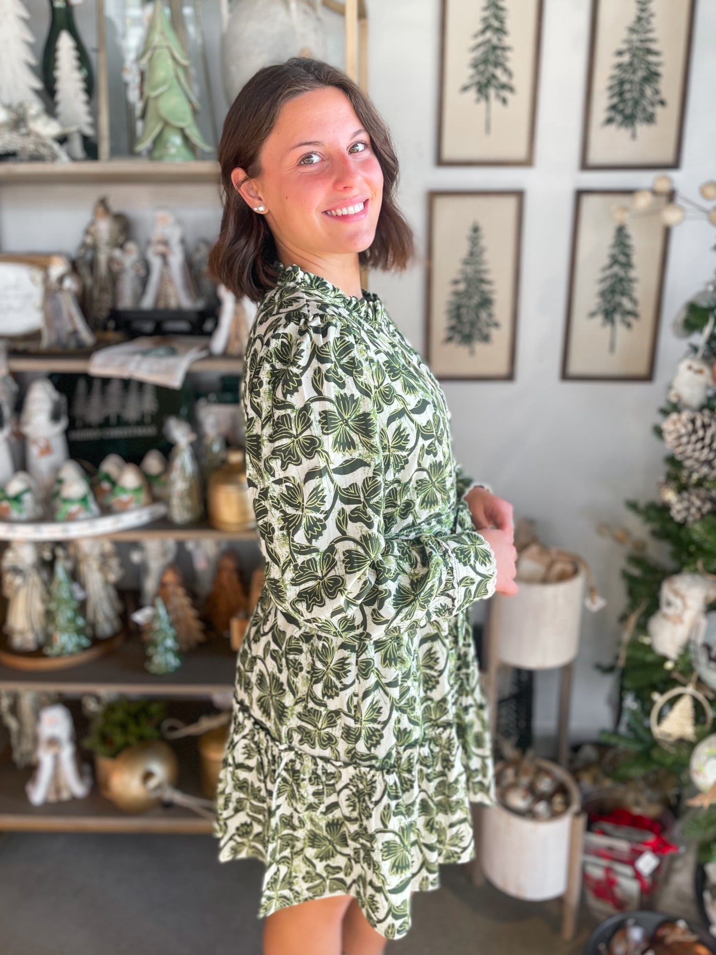 Jodifl Olive Swartz Dress