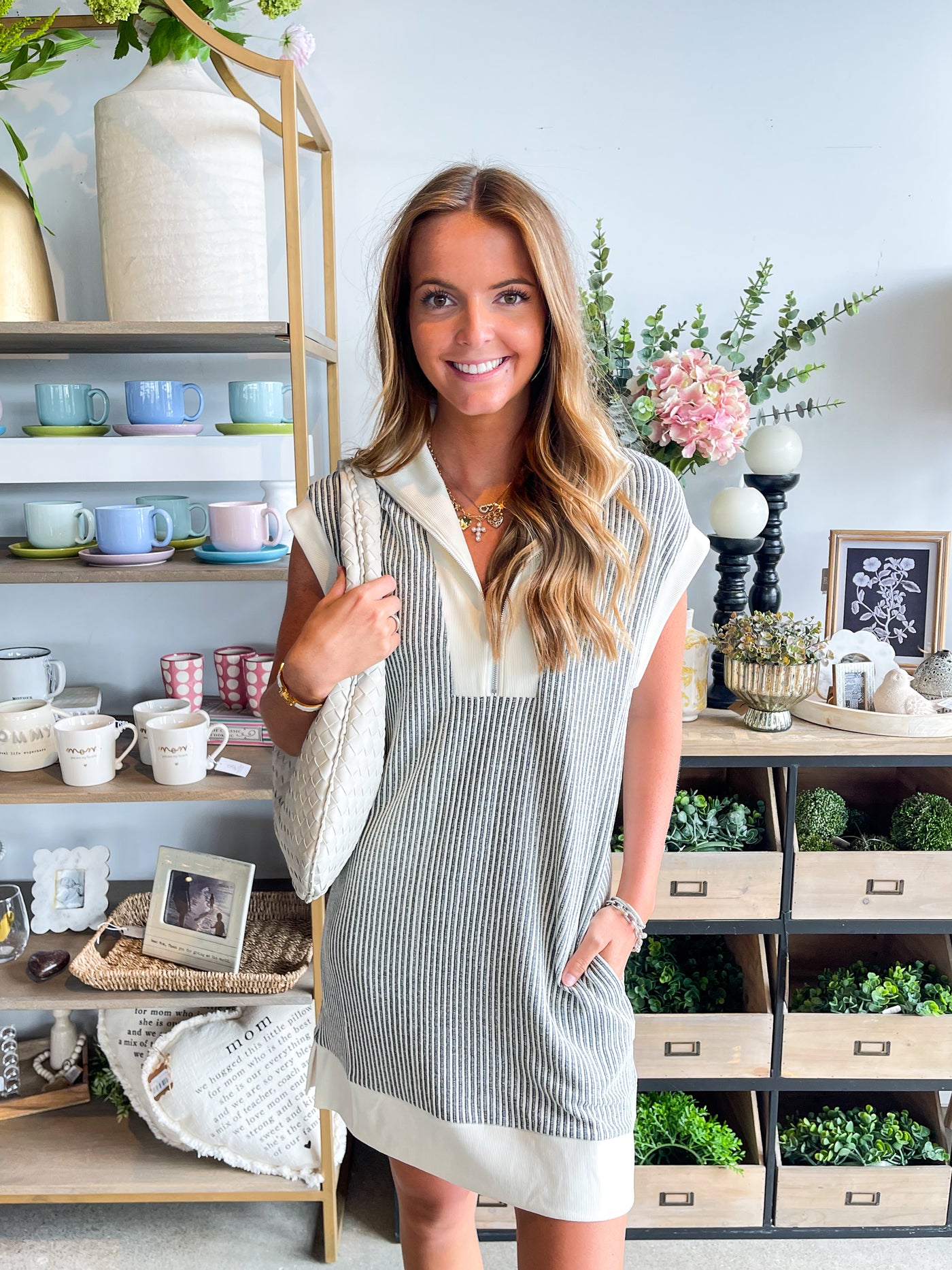 Bucket List Zip Up Calla Dress